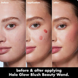 Elf Halo Glow Blush Beauty Wand 10ml | Radiant Liquid Blush