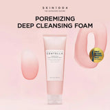 Skin1004 Madagascar Centella Poremizing Deep Cleansing Foam 125ml – Pore Care & Gentle Face Wash