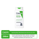 CeraVe Hydrating Body Wash 296ml – Moisturizing Cleanser for Dry & Sensitive Skin