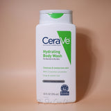 CeraVe Hydrating Body Wash 296ml – Moisturizing Cleanser for Dry & Sensitive Skin