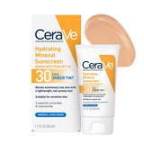CeraVe Hydrating Mineral Sunscreen SPF 30 Face Sheer Tint