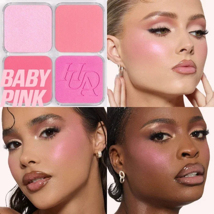HUDA BEAUTY Blush Filter Blurring Blushlighters Palette – Baby Pink