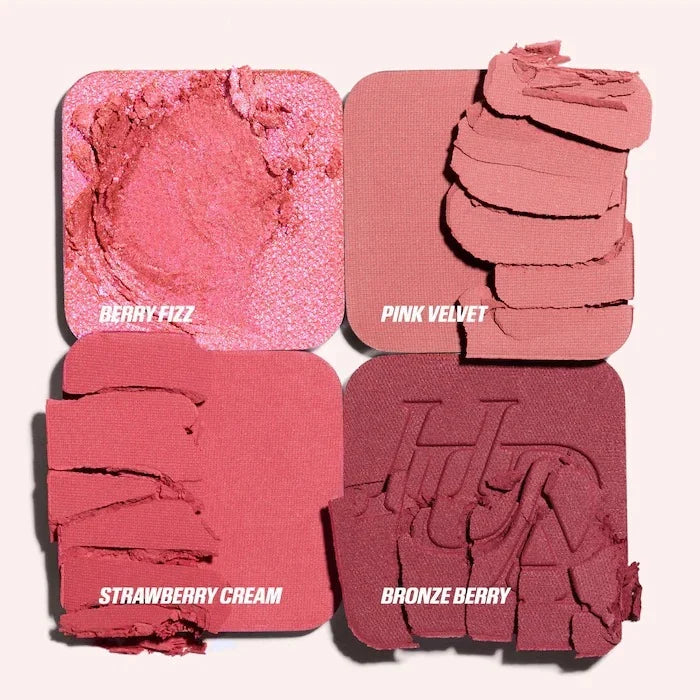 HUDA BEAUTY Blush Filter Blurring Blushlighters Palette – Rose Berry