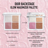 DIOR Backstage Glow Maximizer Face Palette | Luxury Highlighting Palette-001 Universal
