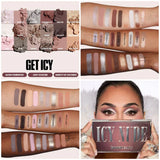 Huda Icy Nude Eyeshadow Palette – Cool Tone Nude Makeup Palette
