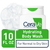 CeraVe Hydrating Body Wash 296ml – Moisturizing Cleanser for Dry & Sensitive Skin
