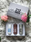 Carolina Herrera 212 Men 3 in 1 Perfume Gift Set 3×30ml | Original Men’s Fragrance