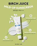 Round Lab Birch Moisturizing Mild-Up Sunscreen SPF50+ PA++++ 50ml | Hydrating Korean Sunscreen