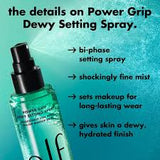 e.l.f. Power Grip Dewy Setting Spray 80ml – Hydrating Long-Lasting Makeup Setting Spray