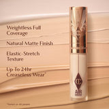 Charlotte Tilbury AIR Brush Flawless Blur Concealer – Full Coverage, Blurring & Long-Wear Concealer