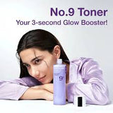Numbuzin No.9 NAD+ PDRN Glow Boosting Toner 150ml – Hydrating & Brightening Toner