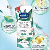 Vaseline Super Vitamin Brightening Serum 360ml – Green Tea & Vitamin B3 for Glowing Skin