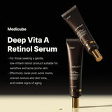 Medicube Deep Vita A Retinol Serum 30ml – Anti-Aging, Wrinkle & Fine Line Serum